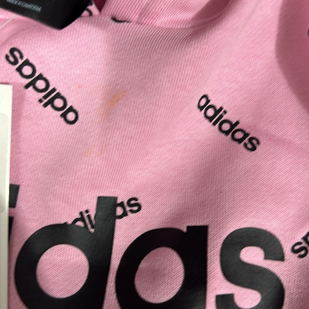 Adidas Women's Logo-Print Tunic Hoodie NWT Size M - Picture 5 of 5